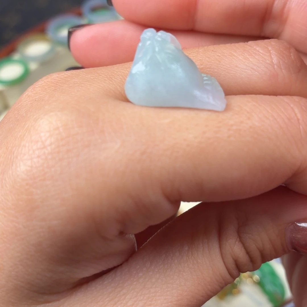 定制翡翠未镶嵌小脚丫