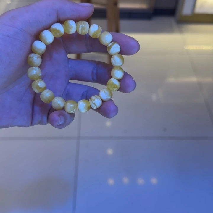 手链琥珀未镶嵌北****生蜜蜡