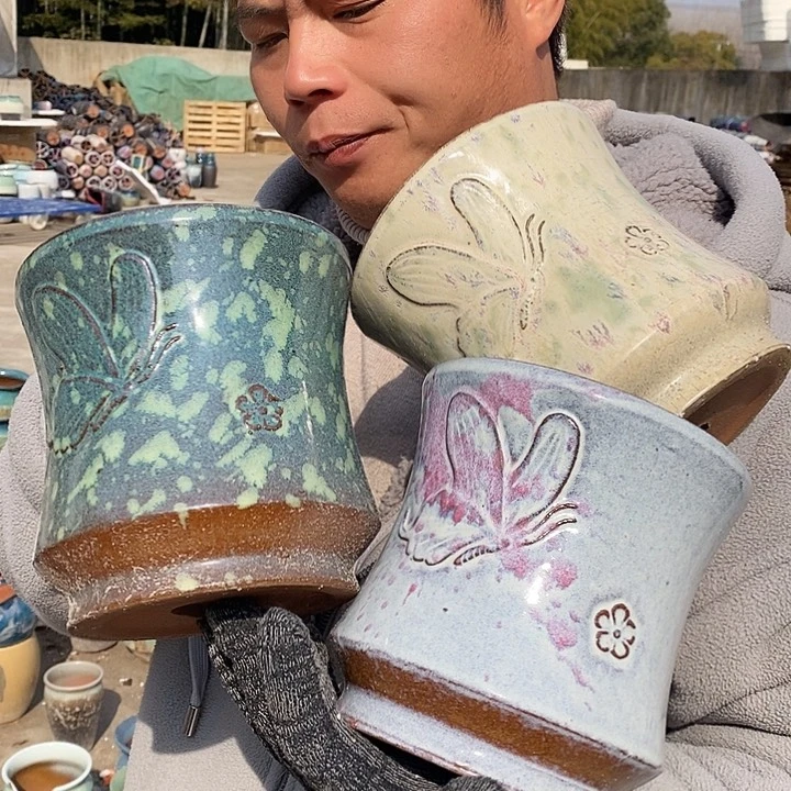 红陶正品颜色不挑。高15口15