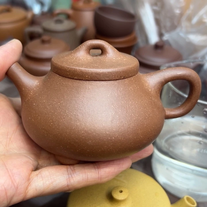 茶壶紫砂降坡文瓢200cc