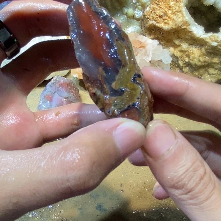 未镶嵌玛瑙/玉髓珠宝半成品