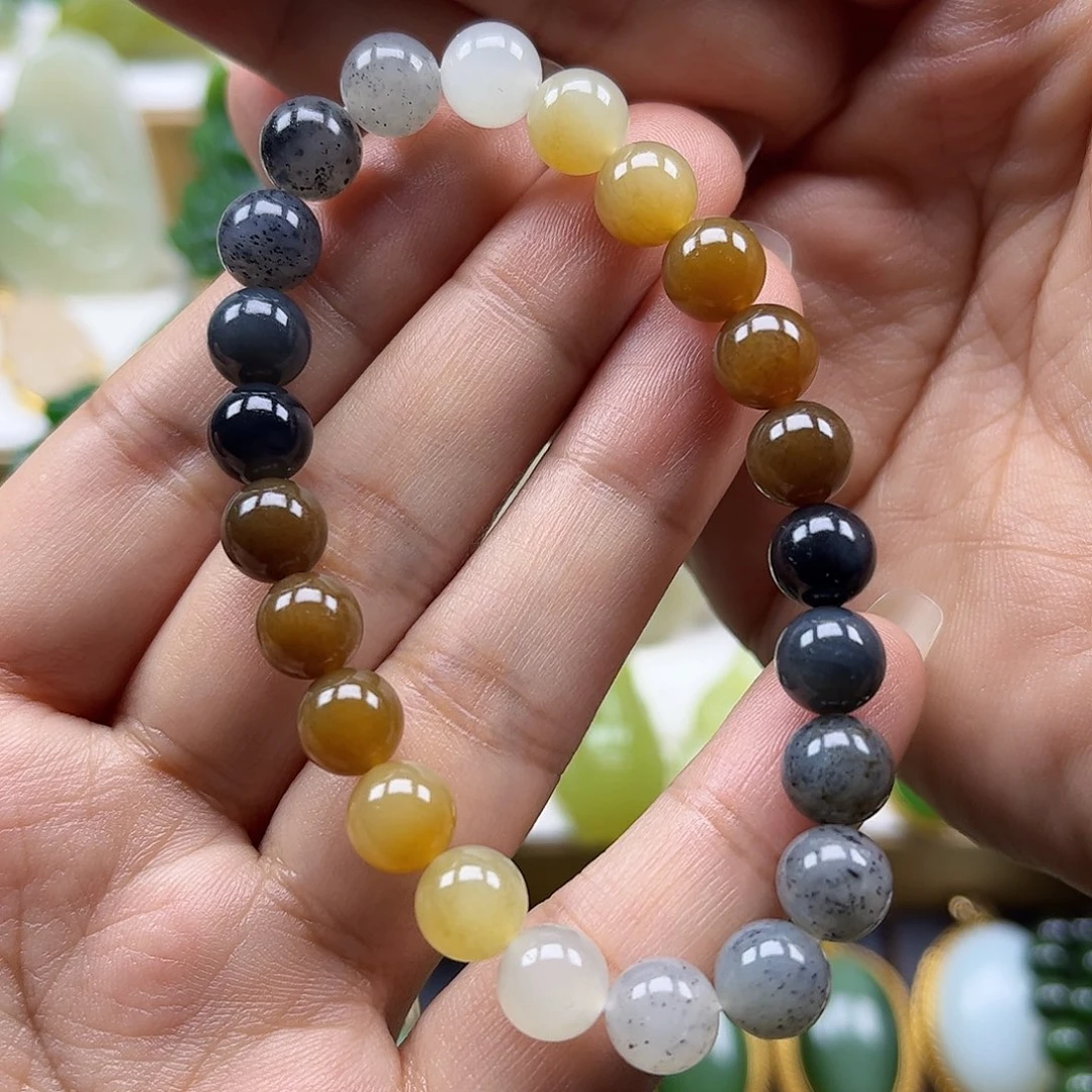 和田玉未镶嵌手串