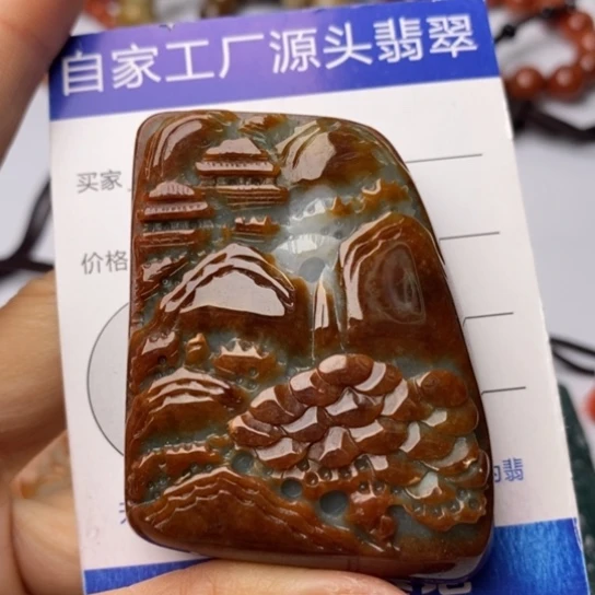 翡翠颈饰未镶嵌翡翠