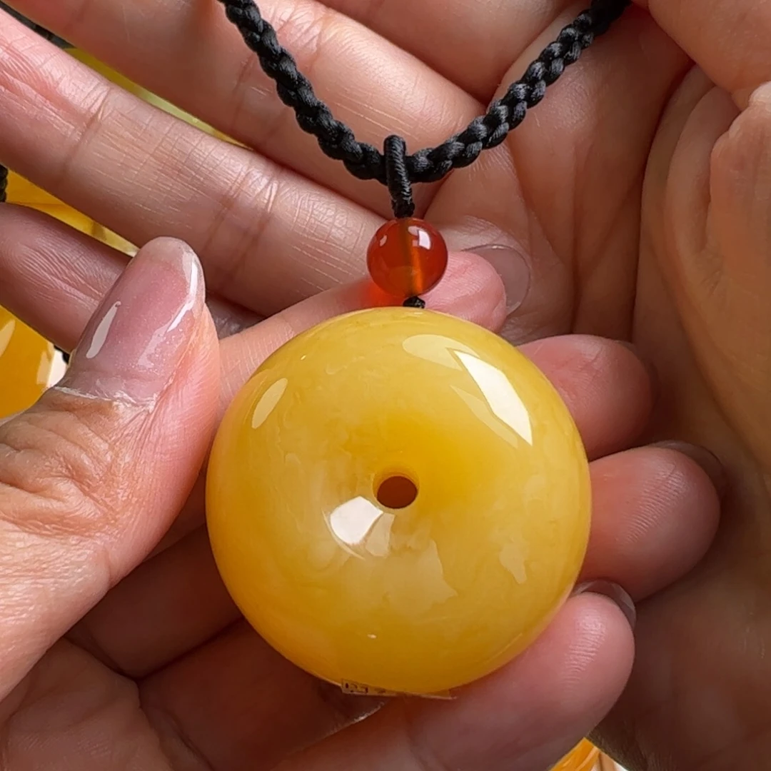 蜜蜡毛衣链未镶嵌无优化