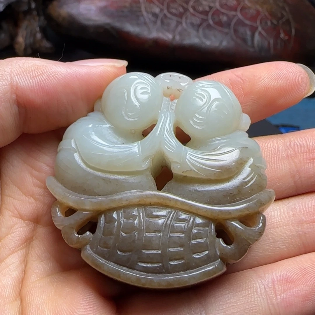 和田玉（糖玉）未镶嵌挂件