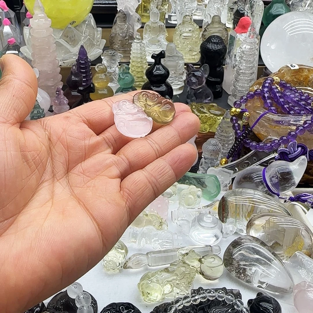 未镶嵌车挂水晶摆件