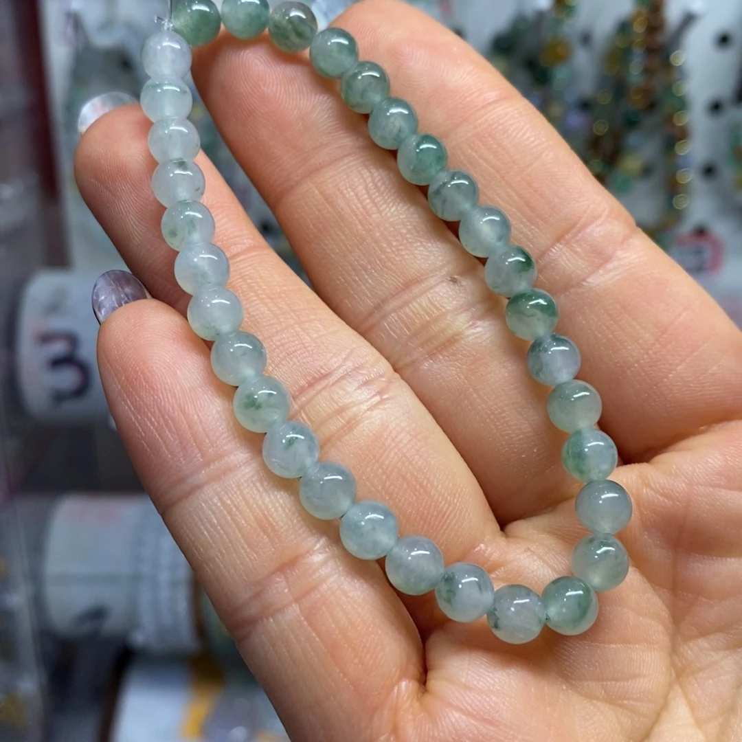 翡翠手链未镶嵌宝*姐买断