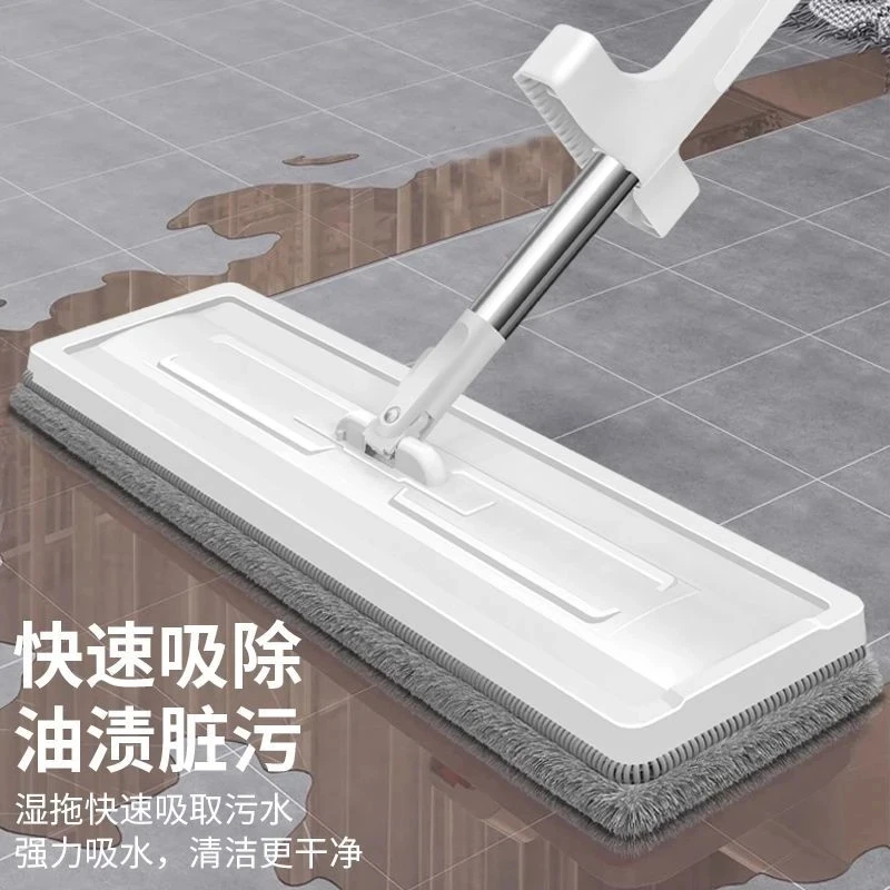 B9平板拖把懒人免手洗拖把家用木地板拖把新款旋转拖地神器非伞