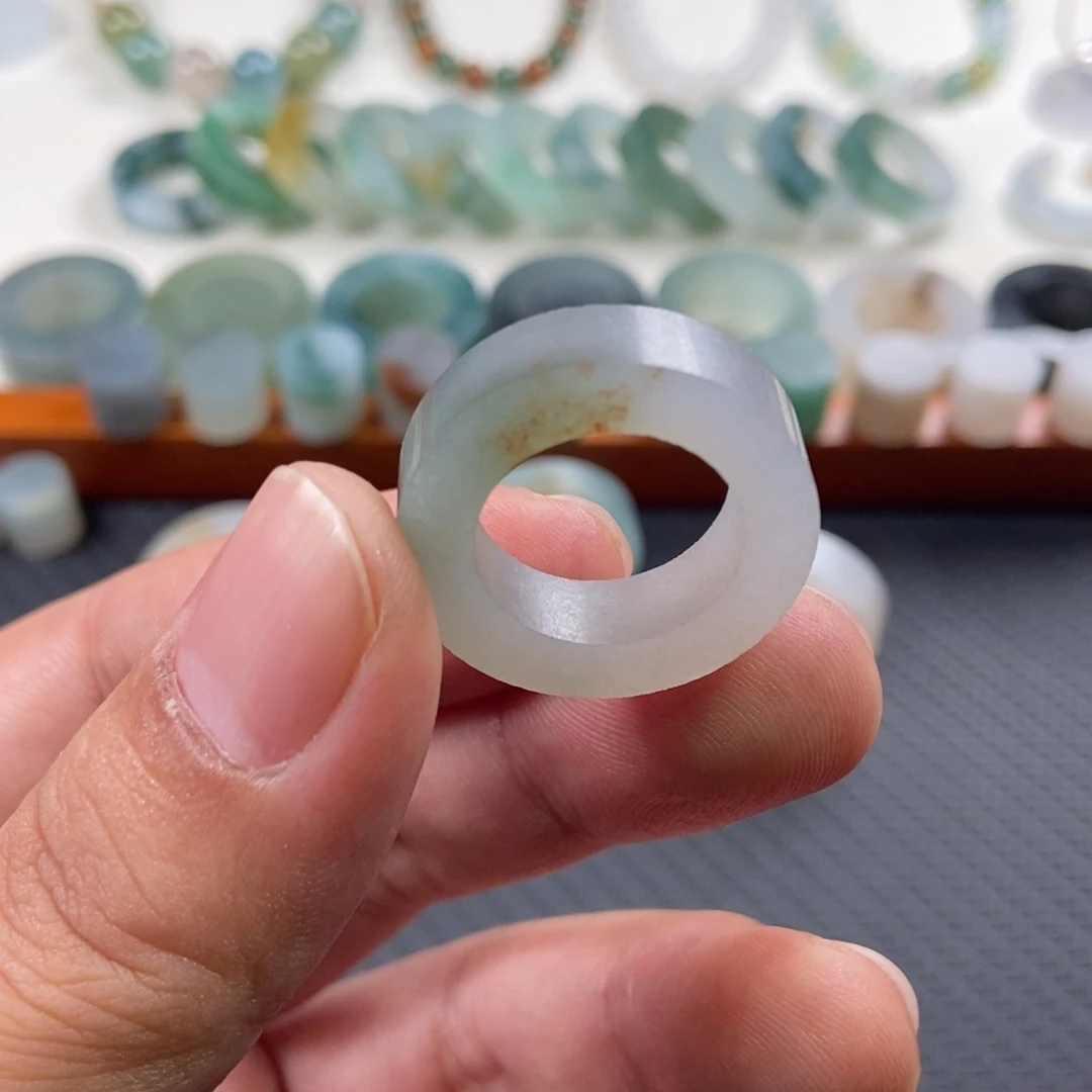 未镶嵌定制翡翠13-17号圈