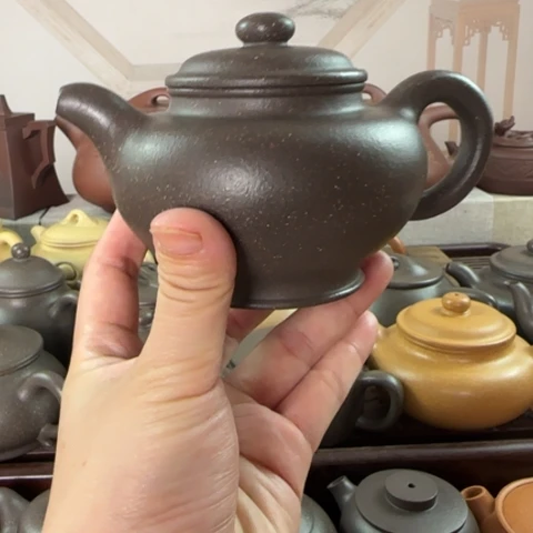 茶壶紫砂梨皮天青250cc