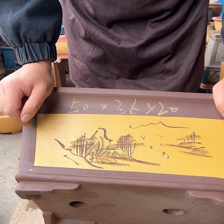 紫砂花盆不好意思哦你不来哦是嘛