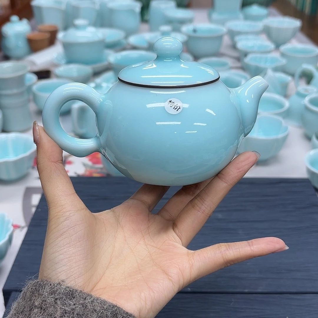 龙泉云间青瓷小米茶器