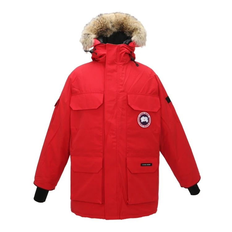 未使用 CANADA GOOSE 红色欧版宽松羽绒服-A0115-2121248000459