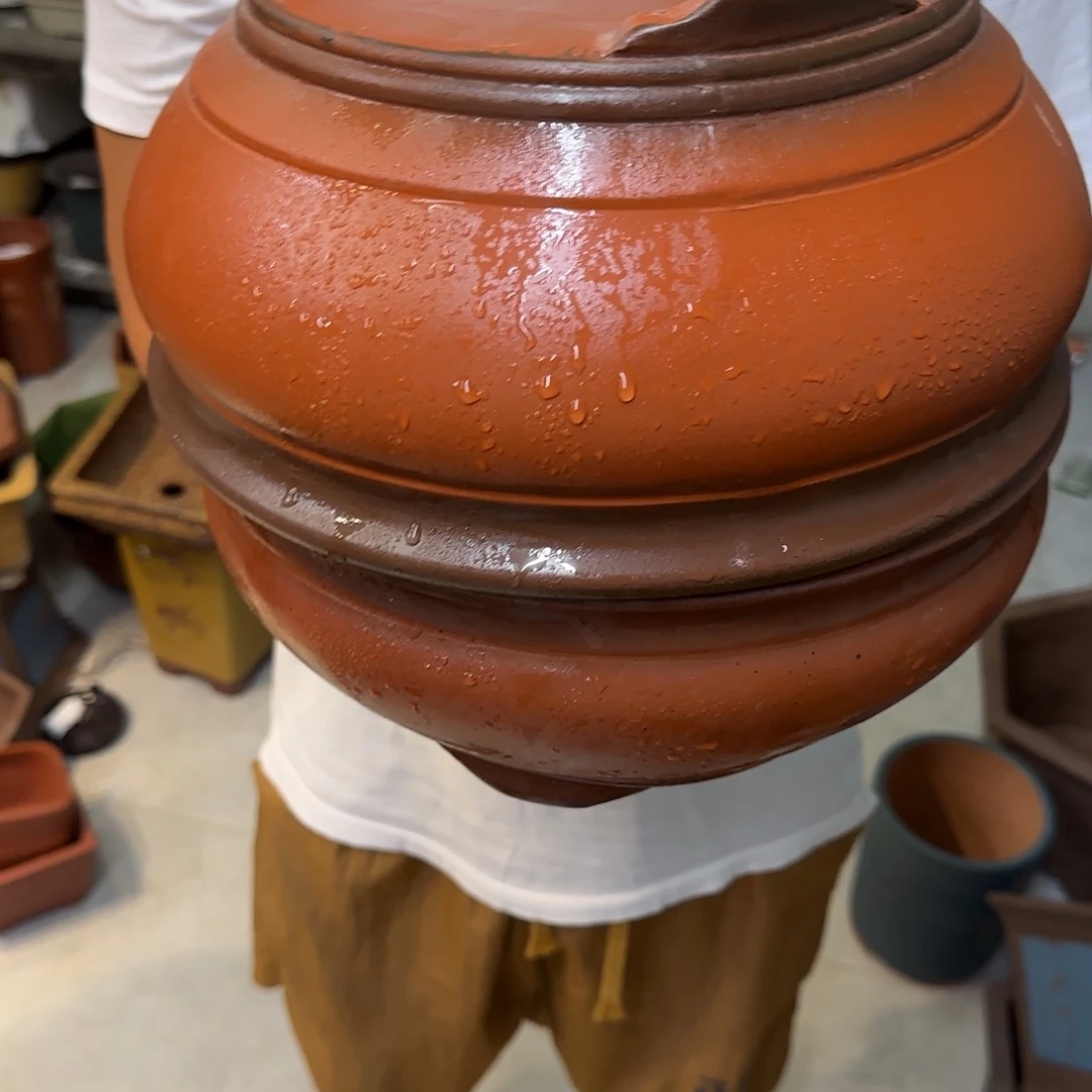 紫砂花盆口径25.11口径