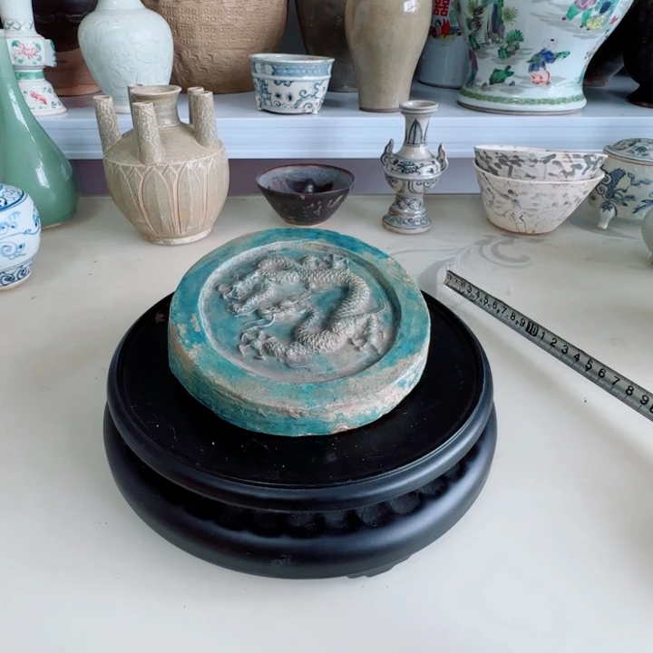 1****2一个青花罐子釉中彩