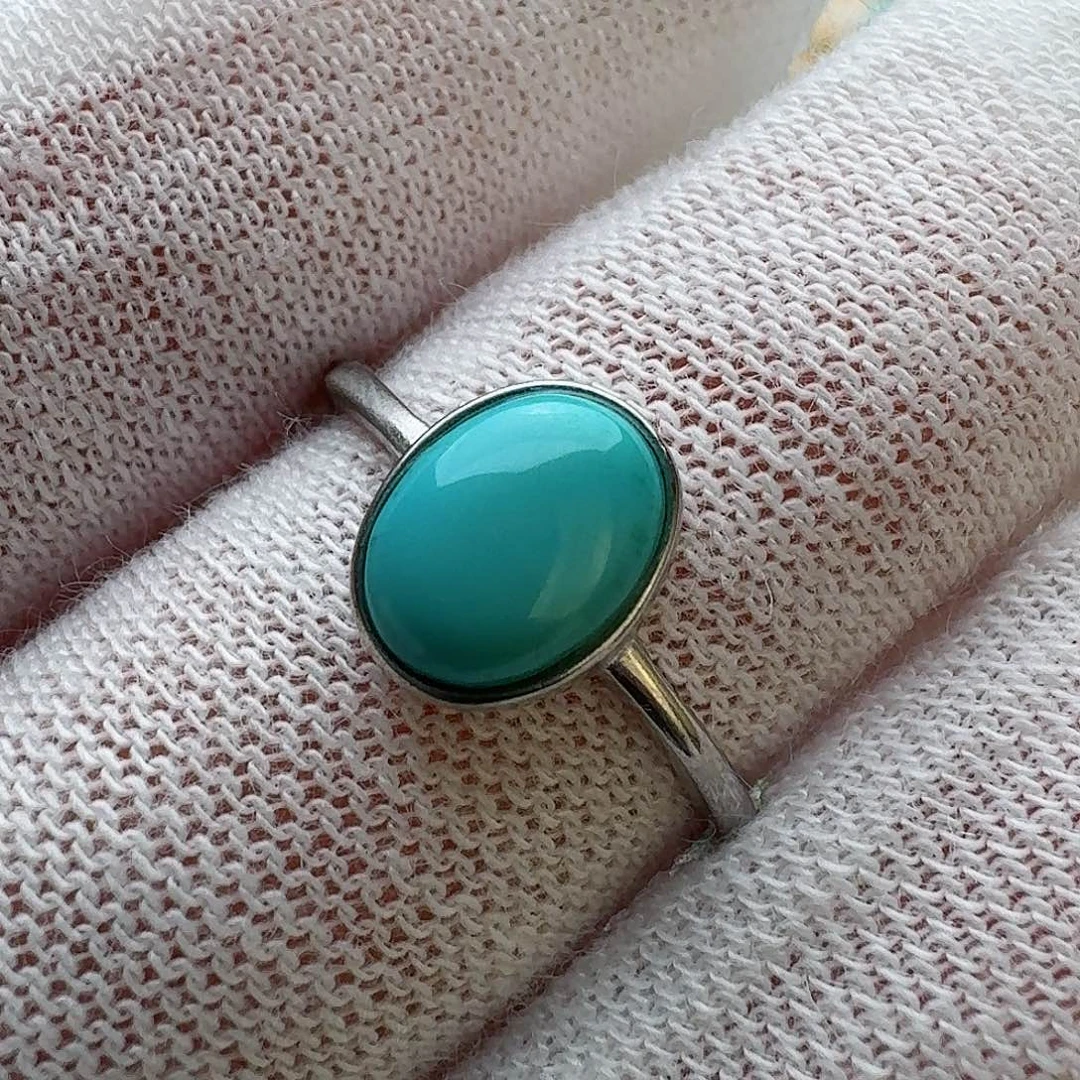 绿松石珠宝奇石银S925镶嵌