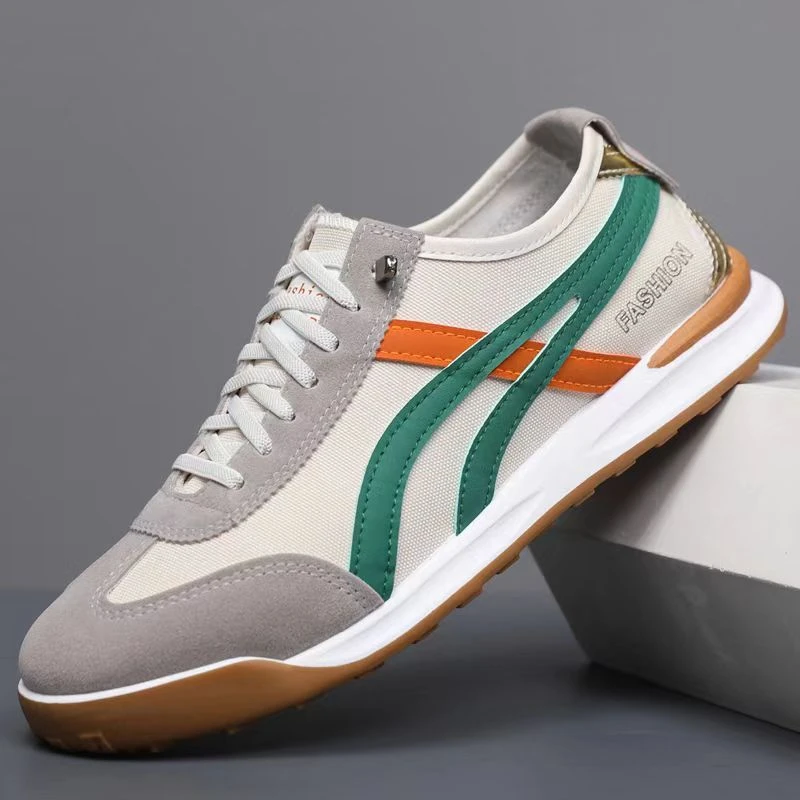 【多巴胺穿搭】时尚百搭复古风男鞋阿甘轻便透气运动鞋帆布休闲鞋