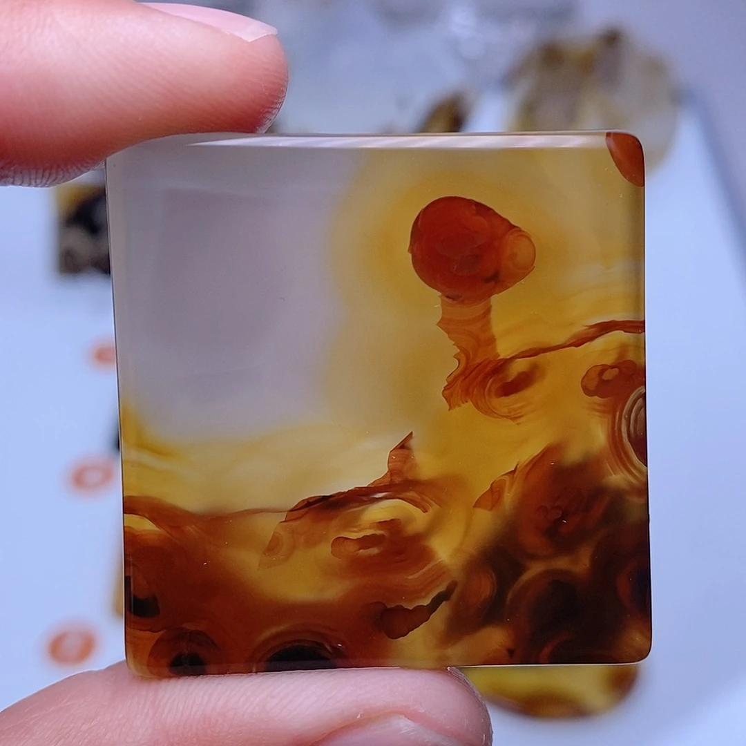 玛瑙/玉髓珠宝半成品未镶嵌