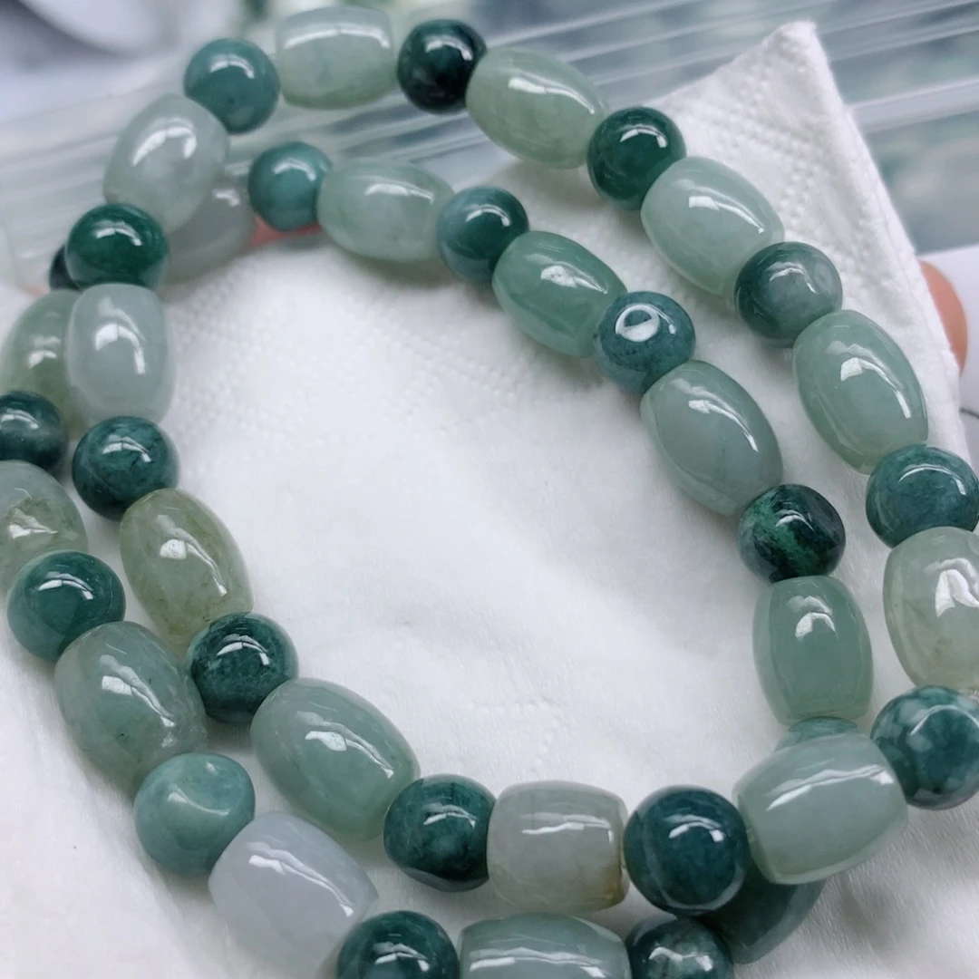 翡翠未镶嵌项链翡翠