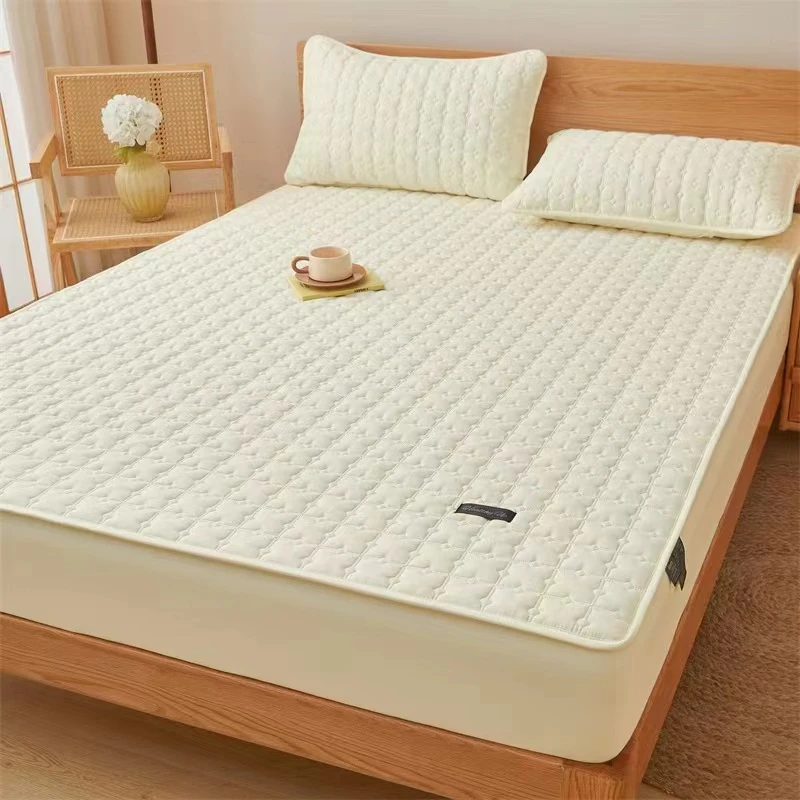 新款A类时尚格防水隔脏床笠