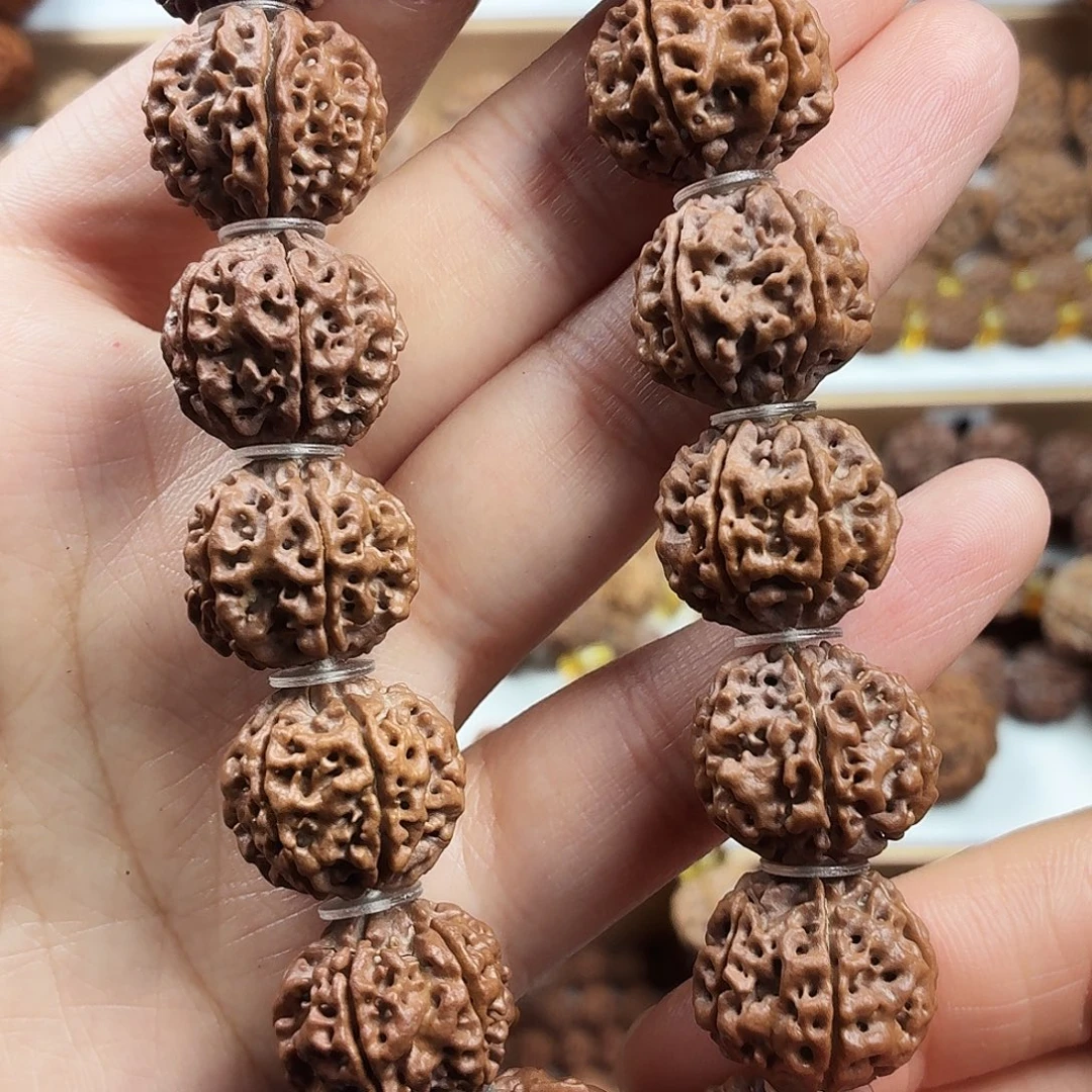 金刚菩提手串稀有精品6瓣千金盘龙