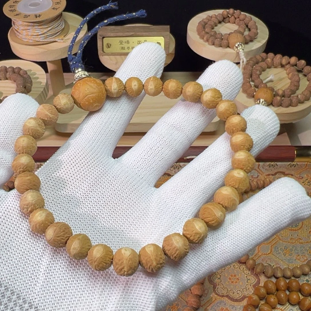 叫***勋大叶紫檀（黑酸枝木类）酸枣核凤眼菩提