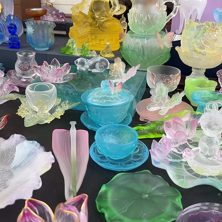 胖****蝴蝶香插 摆件 粉琥色