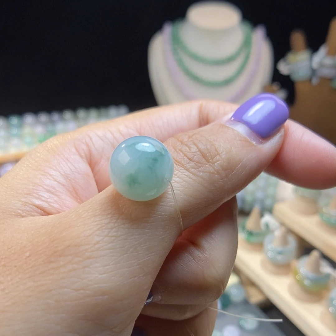 翡翠未镶嵌颈饰12.3飘花