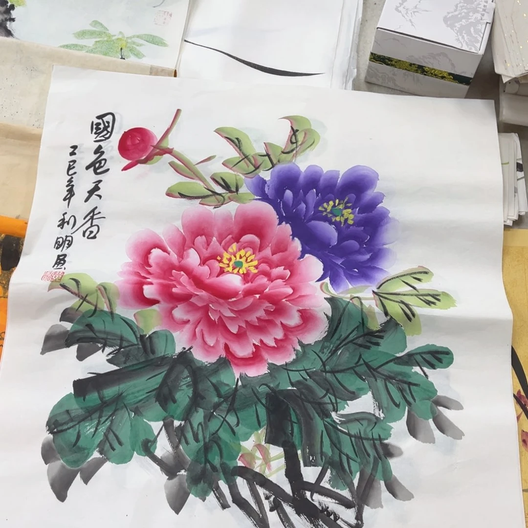 国画纯手绘字画国画作品欣赏