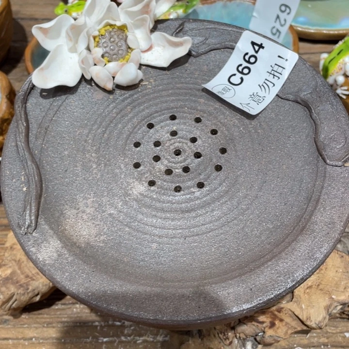 新品出窑手工制作柴烧茶具