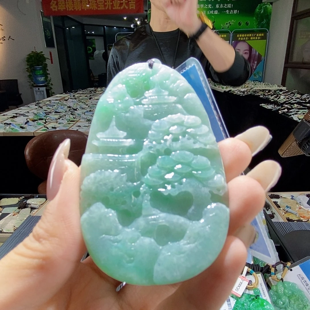 颈饰未镶嵌翡翠翡翠
