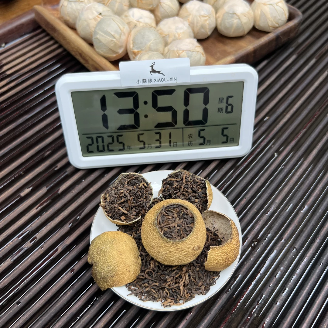 新会小青柑  小鹿收茶 新会柑普 熟普里料 5月31