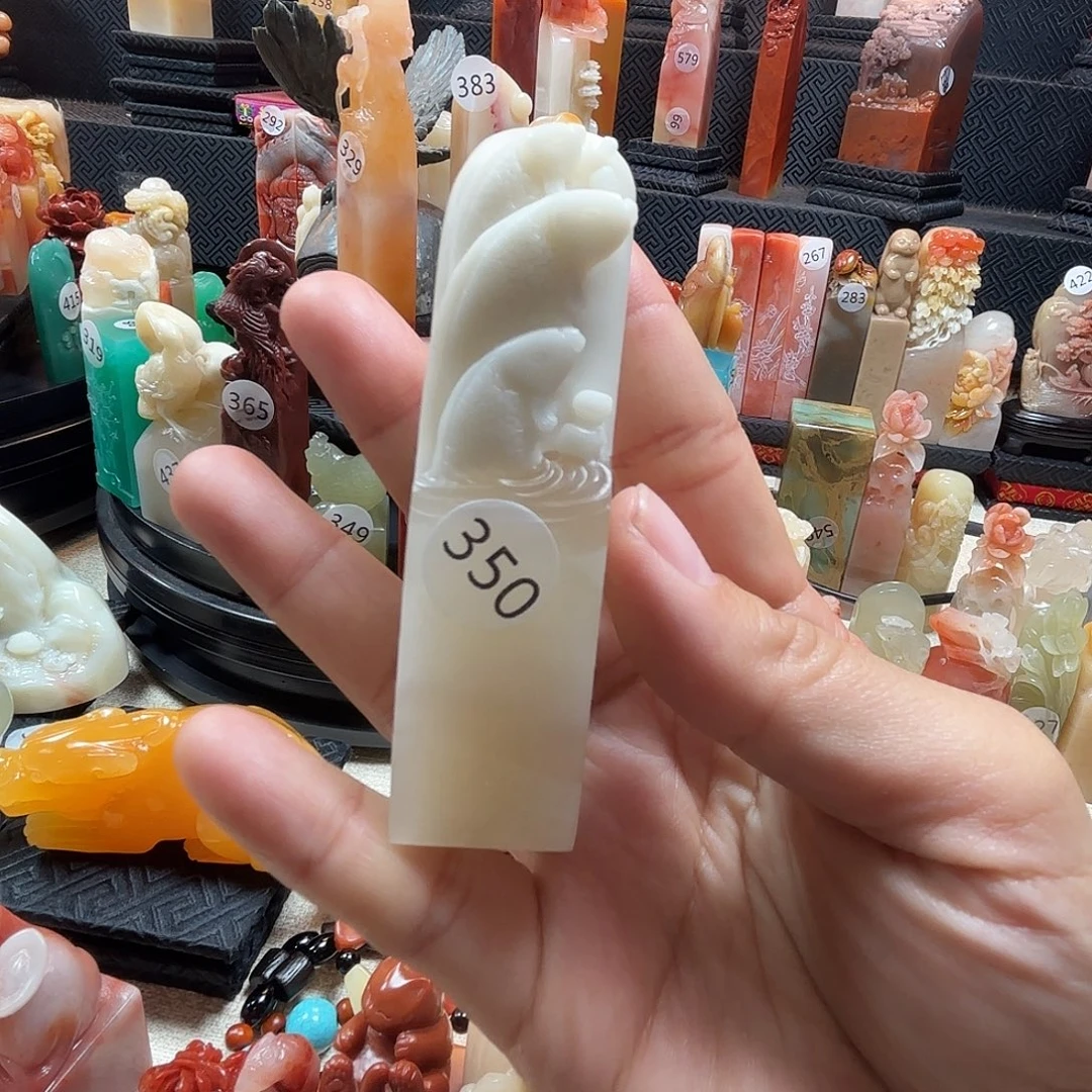 寿山石印石如鱼得水