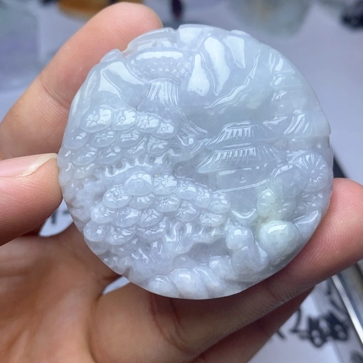 翡翠未镶嵌颈饰翡翠