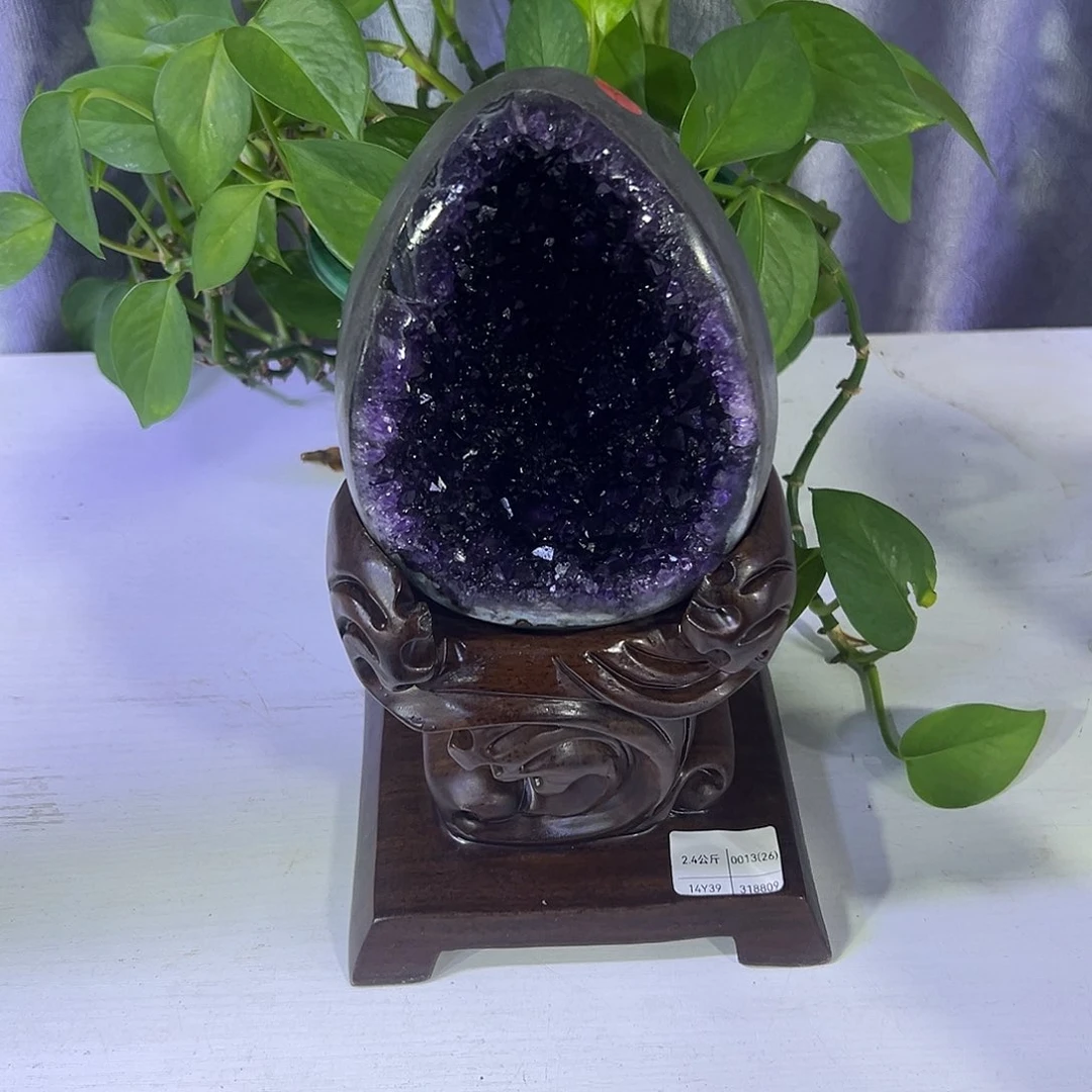 未镶嵌大型摆件（非配饰）紫晶灬*春