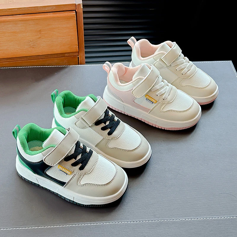 现货儿童板鞋2024秋季新款男童时尚运动鞋女童休闲鞋中大童小白鞋