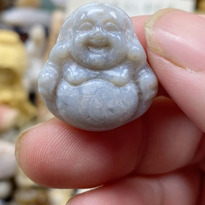 颈饰未镶嵌硅化珊瑚（珊瑚玉）小