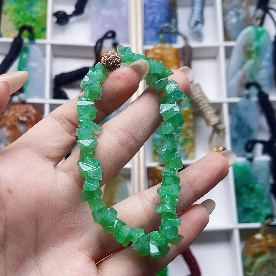 定制翡翠未镶嵌天然翡翠A货