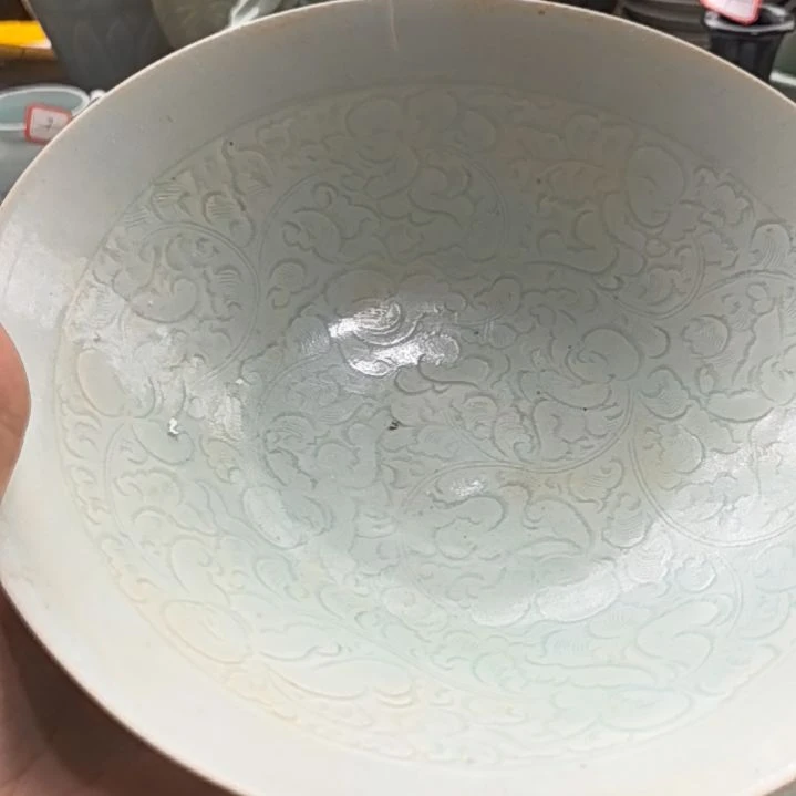 白***杰湖田窑娃娃碗一个残品