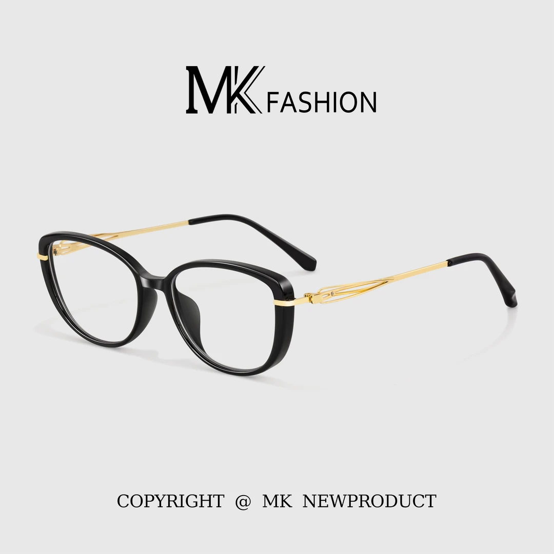 超轻时尚黑框猫眼眼镜框可配度数防蓝光近视眼镜女款素颜显脸小