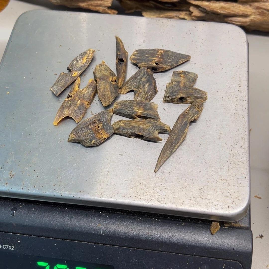 梅***起沉香沉香碎屑陆河沉水块料20克