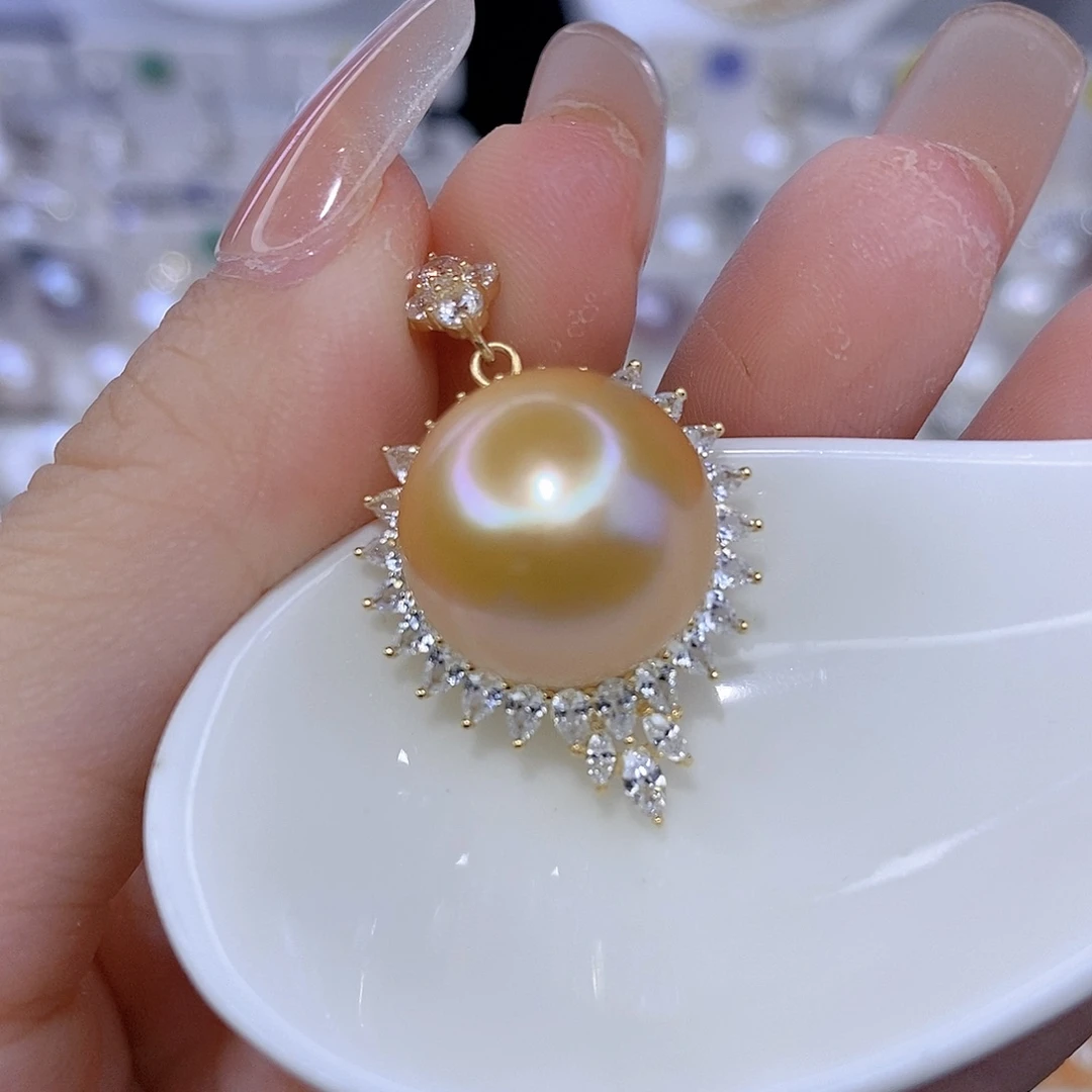 小***ღ淡水珍珠颈饰银S925镶嵌