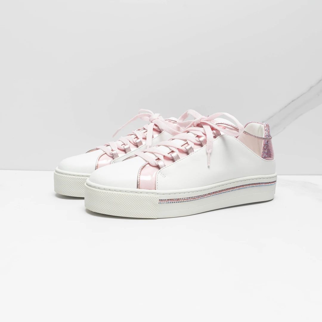 全新未使用/Rene Caovilla女士水钻休闲鞋RCGS00016