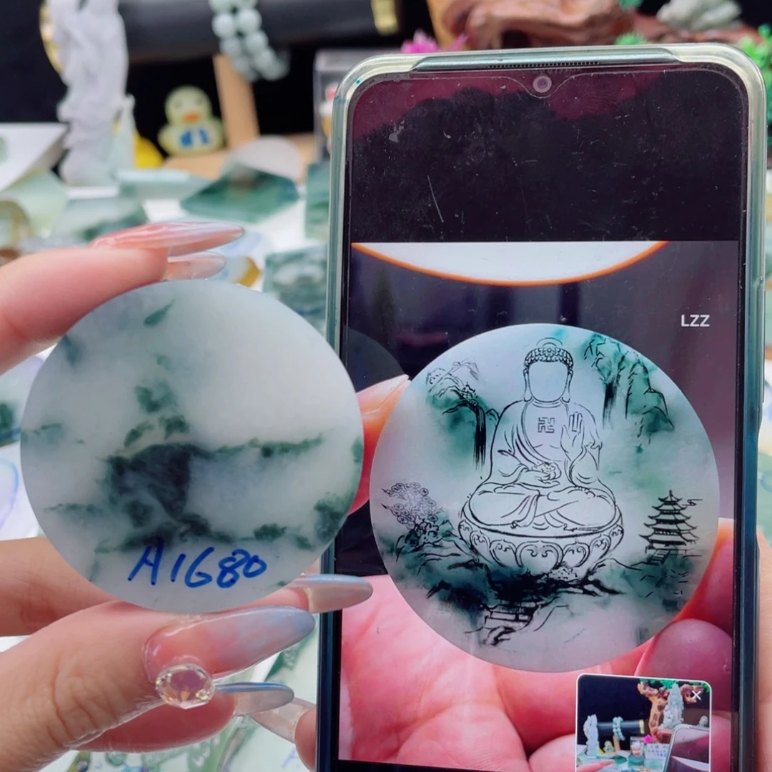 定制翡翠未镶嵌纯天然缅甸A货翡翠