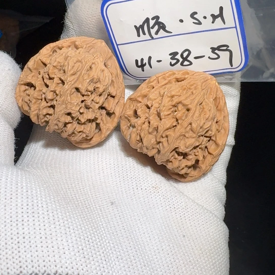 文玩核桃把件40村将hs