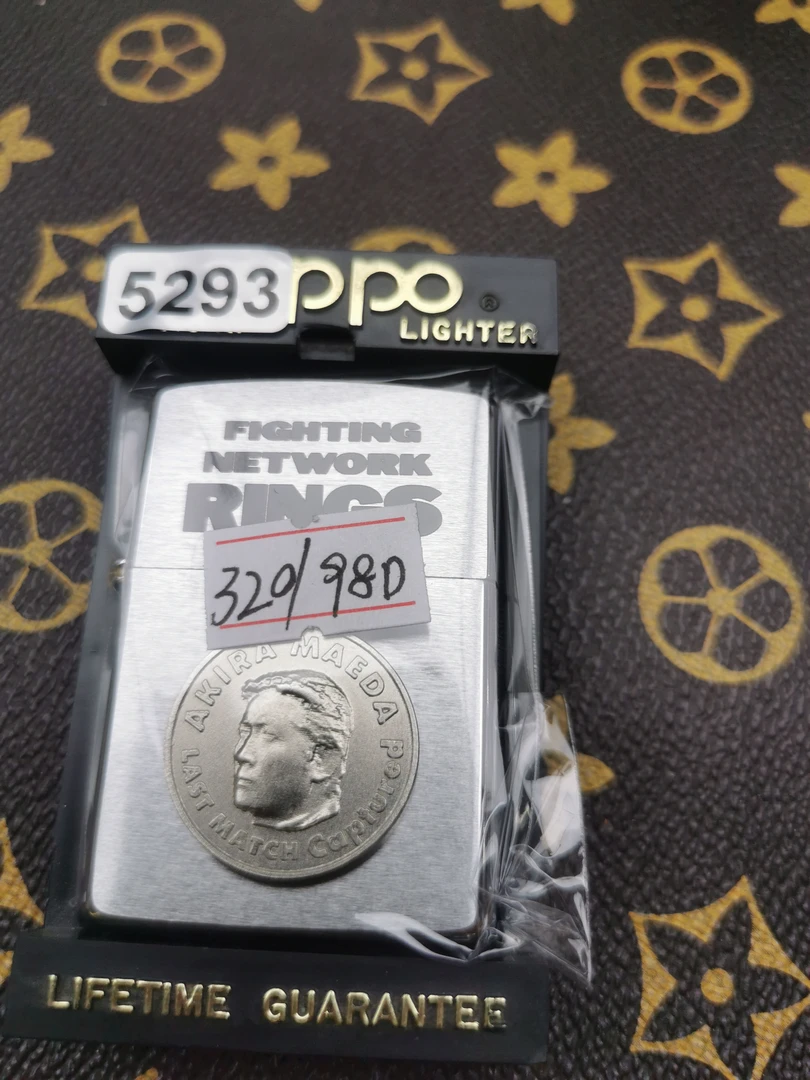 Zippo打火机回血98D拉丝贴章-5293