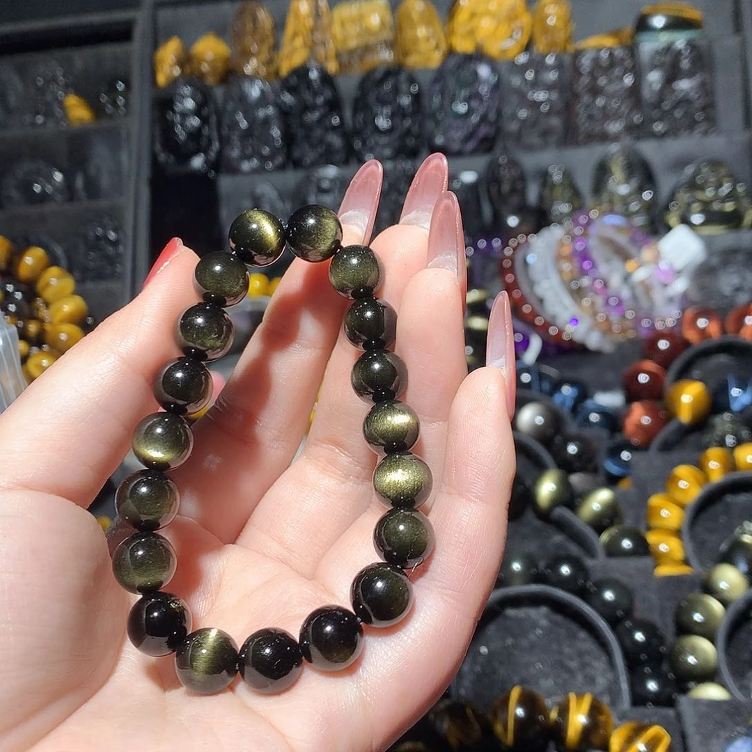 黑曜岩手链未镶嵌?****?