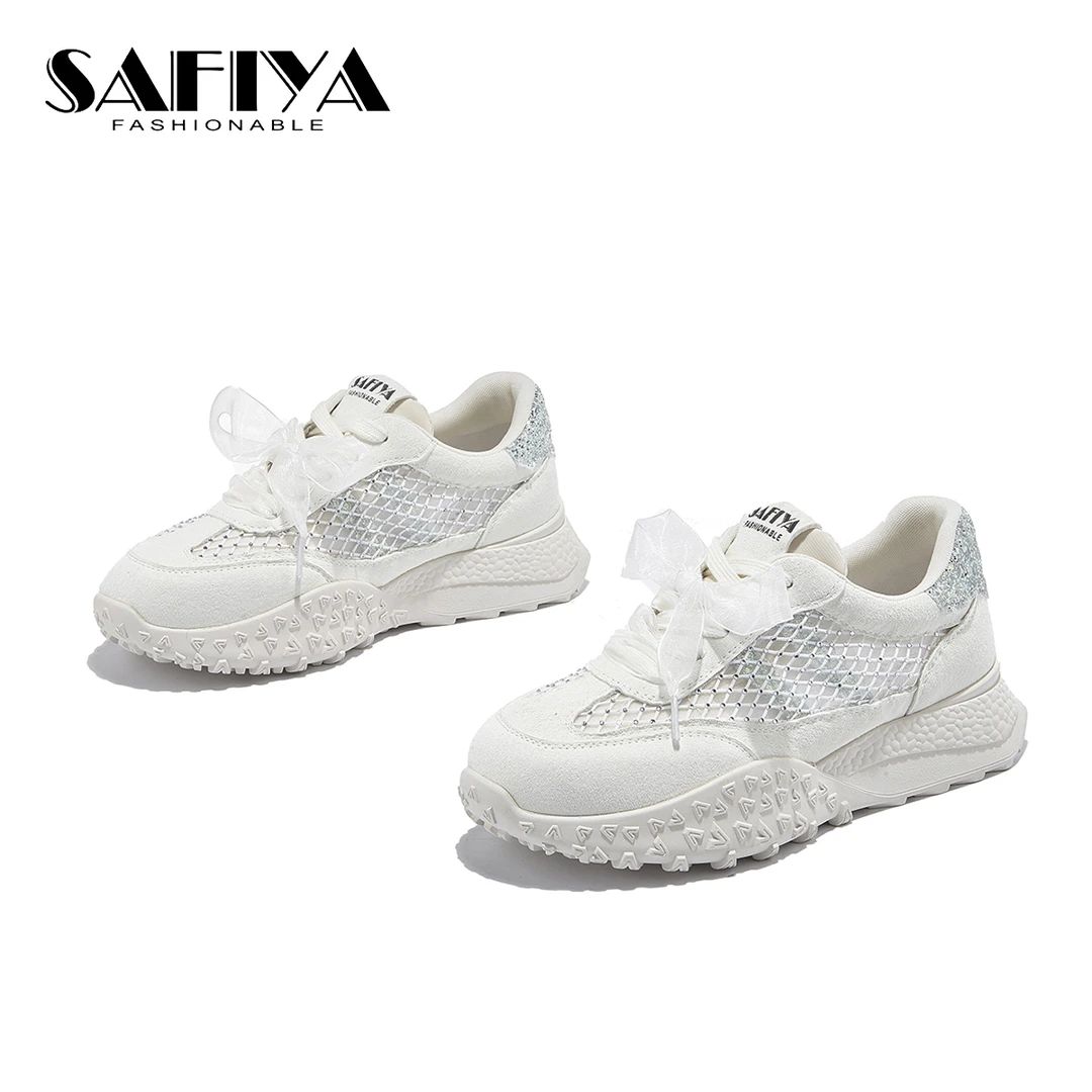 索菲娅Safiya2025夏季新款透气百搭时尚休闲鞋SFD2111A18
