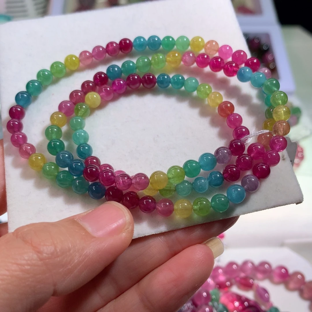 碧玺手链未镶嵌，碧玺