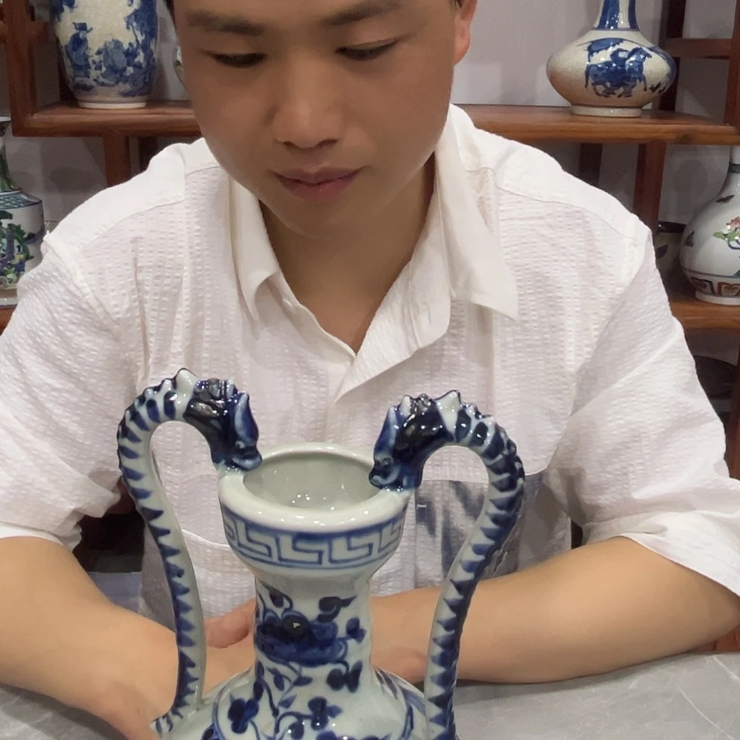 摆件青花瓷器摆件
